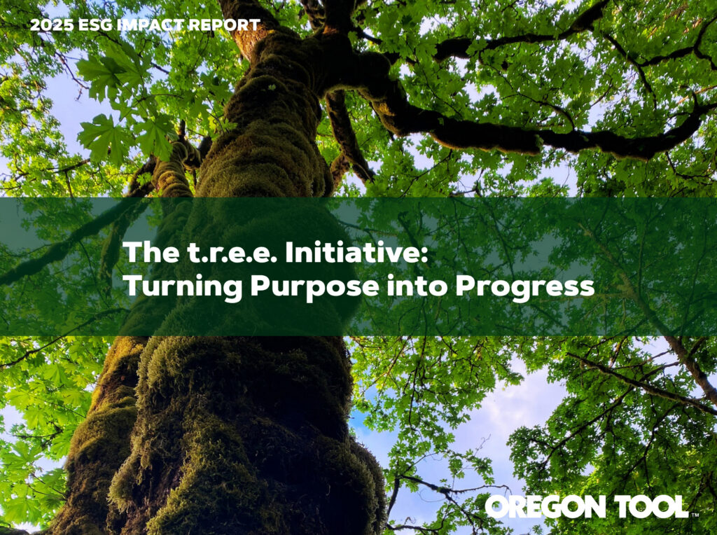 Oregon Tool Releases 2025 ESG Impact Report