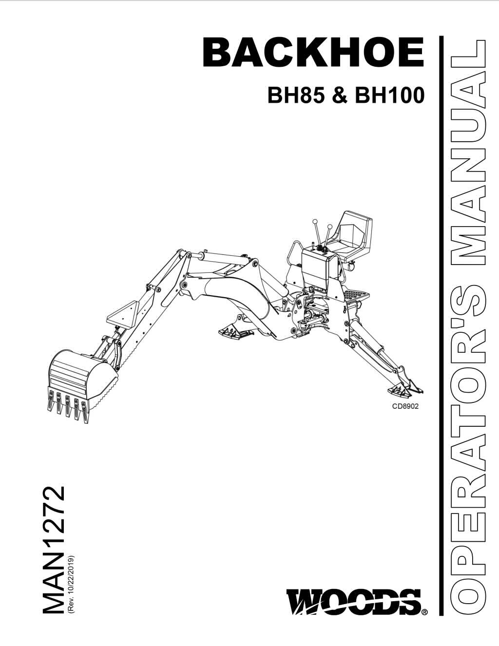 Woods Model M40-1 Mower Operators Manual 
