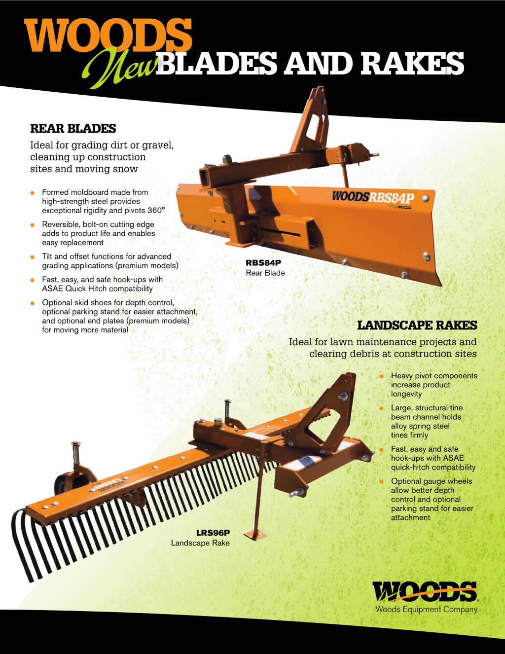 BladesRakes_Brochure_B051401 Blades and Rakes Brochure