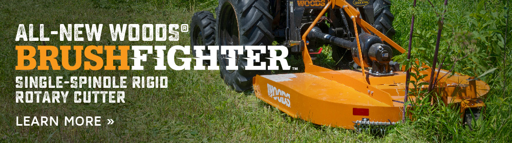 All-New Woods® BrushFigher™ Single-Spinlde Rigid Rotary Cutter