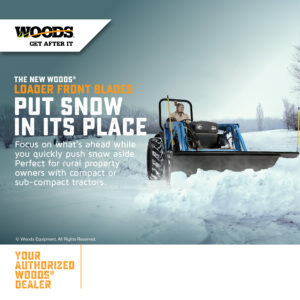 New Woods© Loader Front Blades - Put Snow In Its Place