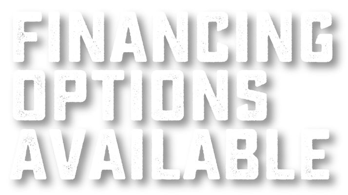Financing Options Available