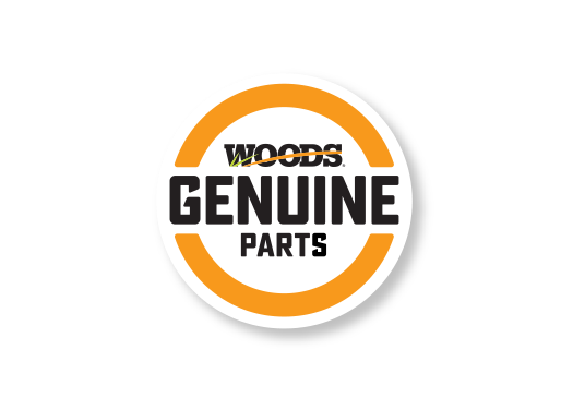 Woods® CUT ABOVE Warranty Provides Genuine Parts