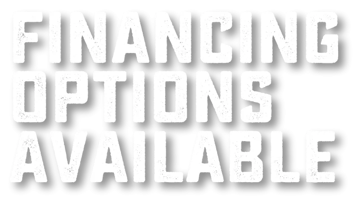 Financing Options Available
