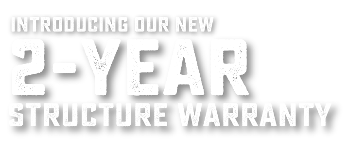 Introducing Our New 2-Year Structure Warranty
