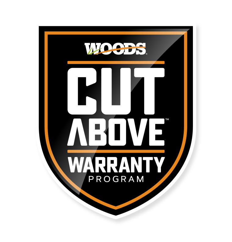 Woods® Cut Above™ Warranty Program