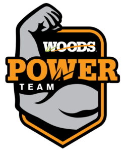 Woods® Power Team Logo Woods® Power Team