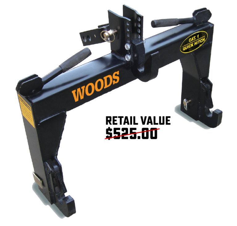 Free Quick Hitch Woods Equipment